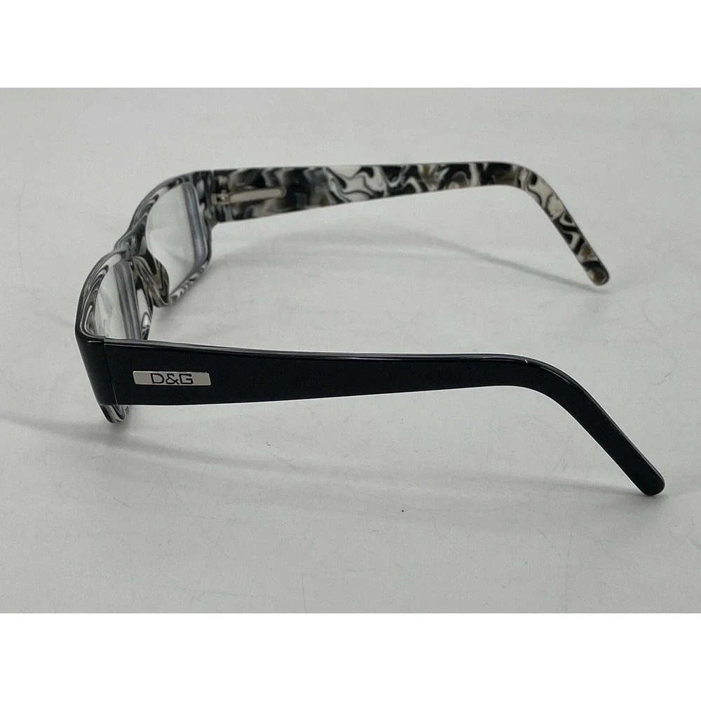Dolce & Gabbana Eyeglasses DD 1150 765 Black on Marble Rectangular 51[]15 135‎
